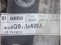 Recambio de palanca cambio para seat cordoba berlina (6l2) 1.4 16v referencia OEM IAM 6Q0711049BA 5.VELOCIDADES MANUAL 2