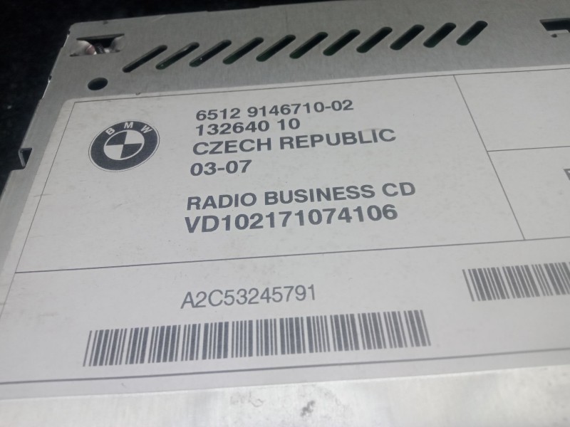 Recambio de sistema audio / radio cd para bmw x3 (e83) 2.0 i referencia OEM IAM 6512914671002 - 13264010  