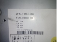 Recambio de sistema audio / radio cd para seat exeo (3r2) 2.0 tdi referencia OEM IAM 7648218366 - 3R0035186   2