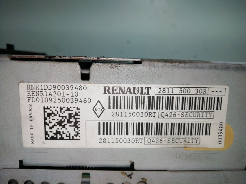 Recambio de sistema audio / radio cd para renault scenic iii 1.5 dci diesel referencia OEM IAM 281150030R  CD