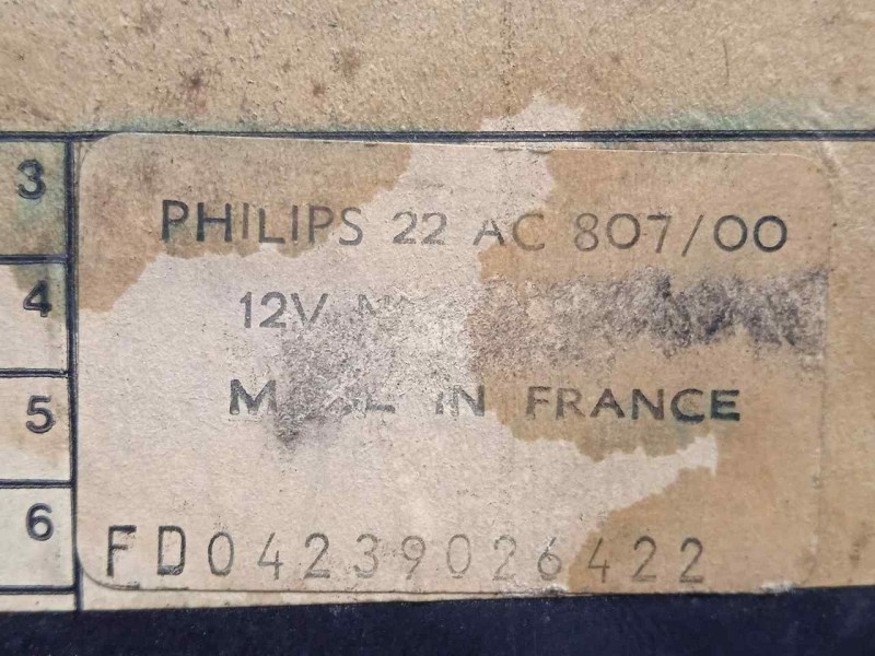 Recambio de sistema audio / radio cd para lancia gamma 2.5 referencia OEM IAM PHILIPS 22 AC 807  