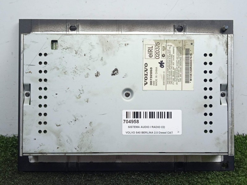 Recambio de sistema audio / radio cd para volvo s40 berlina 2.0 diesel cat referencia OEM IAM   