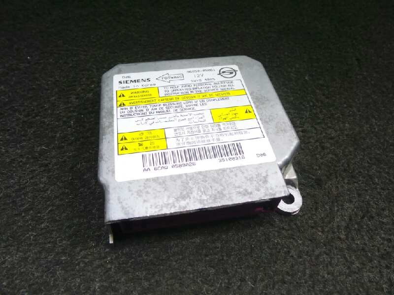 Recambio de centralita airbag para ssangyong kyron 2.0 referencia OEM IAM 8625009061-5WY64065  SIEMENS