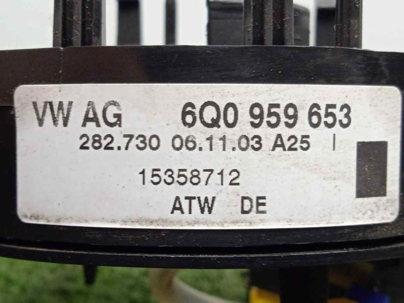 Recambio de anillo airbag para seat ibiza (6l1) 1.4 16v referencia OEM IAM 6Q0959653 - 15358712  