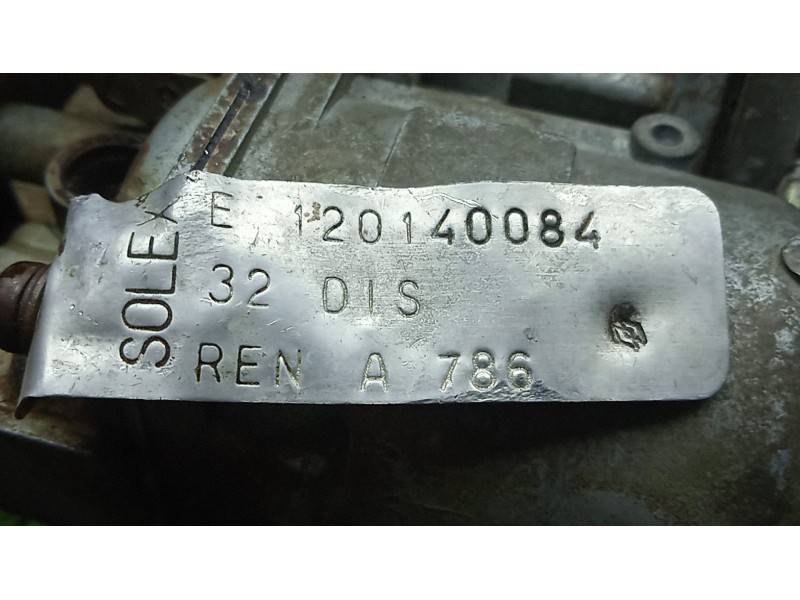Recambio de carburador para renault 6 1.1 referencia OEM IAM 120140084 SOLEX 