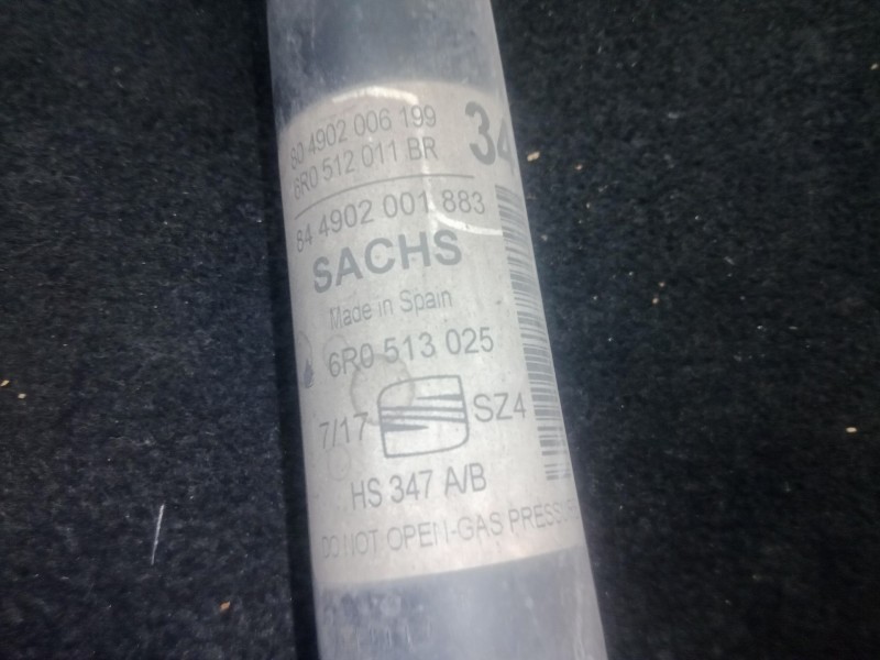 Recambio de amortiguador trasero derecho para seat ibiza (6p1) 1.2 tsi referencia OEM IAM 804902006199 - 6R0512011BR - 844902001