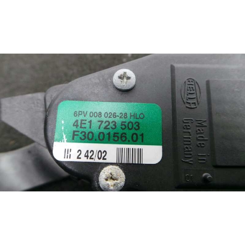 Recambio de potenciometro pedal para audi a8 (4e2) 4.2 quattro referencia OEM IAM 4E1723503-F30015601 HELLA 6.PIN