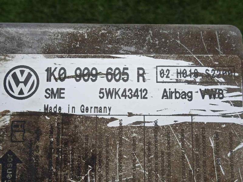 Recambio de centralita airbag para volkswagen golf v berlina (1k1) 1.9 tdi referencia OEM IAM 5WK43412-1K0909605R  SIEMENS