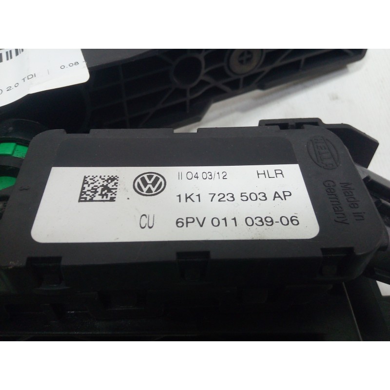 Recambio de potenciometro pedal para volkswagen passat cc (357) 2.0 tdi referencia OEM IAM 1K1723503AP-6PV01103906  