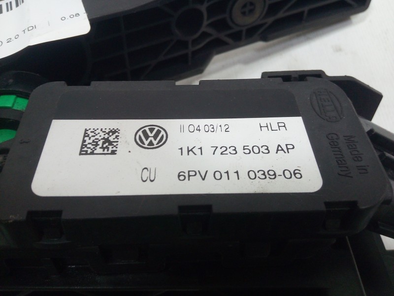 Recambio de potenciometro pedal para volkswagen passat cc (357) 2.0 tdi referencia OEM IAM 1K1723503AP-6PV01103906  