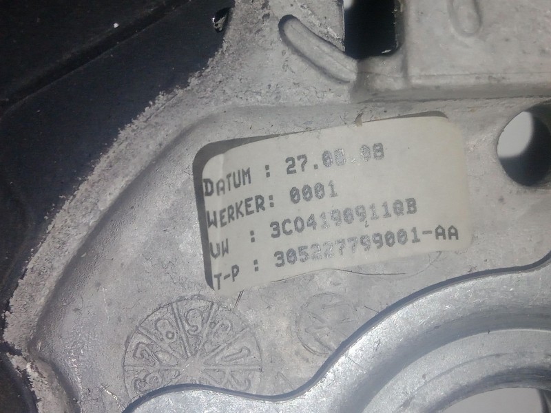 Recambio de volante para volkswagen passat b6 (3c2) 1.9 tdi referencia OEM IAM 3C041909110B NEGRO - 4 PALOS 