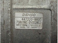Recambio de compresor aire acondicionado para opel zafira a 1.8 16v referencia OEM IAM 4472208600 DENSO - 5.CANALES 7SBU16C 2
