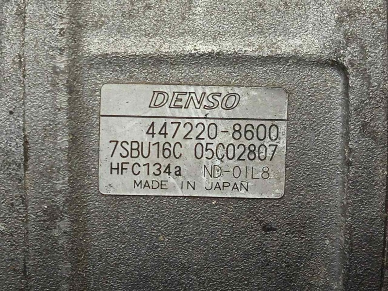 Recambio de compresor aire acondicionado para opel zafira a 1.8 16v referencia OEM IAM 4472208600 DENSO - 5.CANALES 7SBU16C