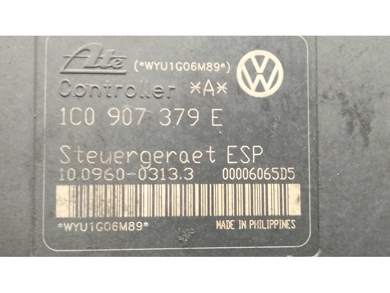 Recambio de abs para seat leon (1m1) 1.9 tdi referencia OEM IAM 1J0614517E - 10020650094 - 1C0907379E - 06540827418314 - 1009600
