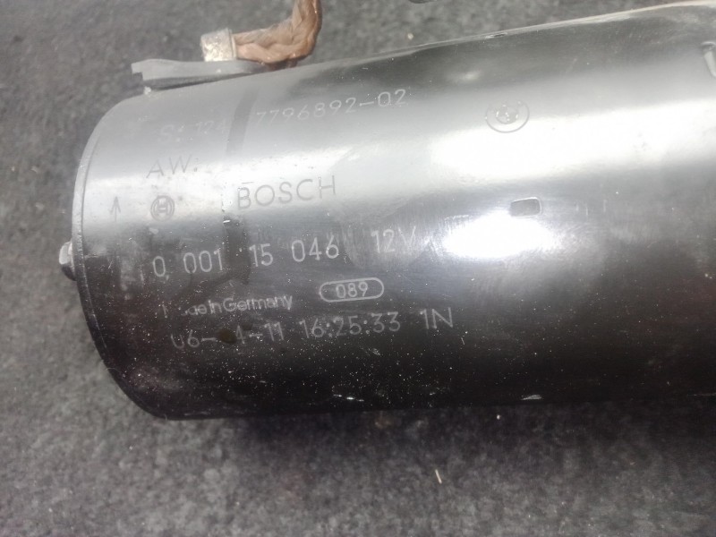 Recambio de motor arranque para bmw 1 (e87) 118 d referencia OEM IAM 0001115046 - 1241779689202 - 779689202  BOSCH