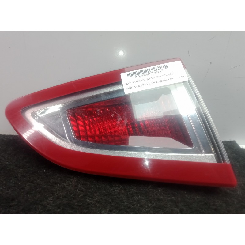 Recambio de piloto trasero izquierdo interior para renault scenic iii 1.5 dci diesel fap referencia OEM IAM 265550018R-J95CO  