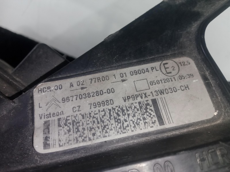 Recambio de faro izquierdo para citroën ds3 1.6 16v referencia OEM IAM 9677038280 - 967703828000 - 9673814980 - 9673815080 - 967