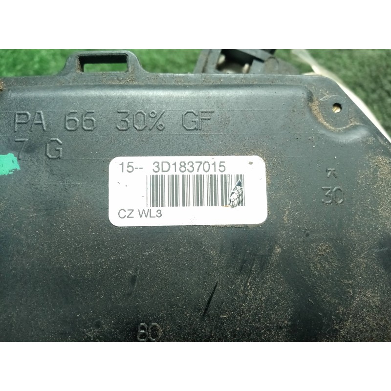 Recambio de cerradura puerta delantera izquierda para volkswagen golf v berlina (1k1) 1.9 tdi referencia OEM IAM 3D1837015 9.PIN
