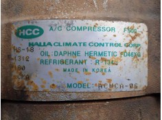 Recambio de compresor aire acondicionado para hyundai terracan (hp) 2.9 crdi cat referencia OEM IAM ACWCA06 HCC - 5.CANALES HS18 2
