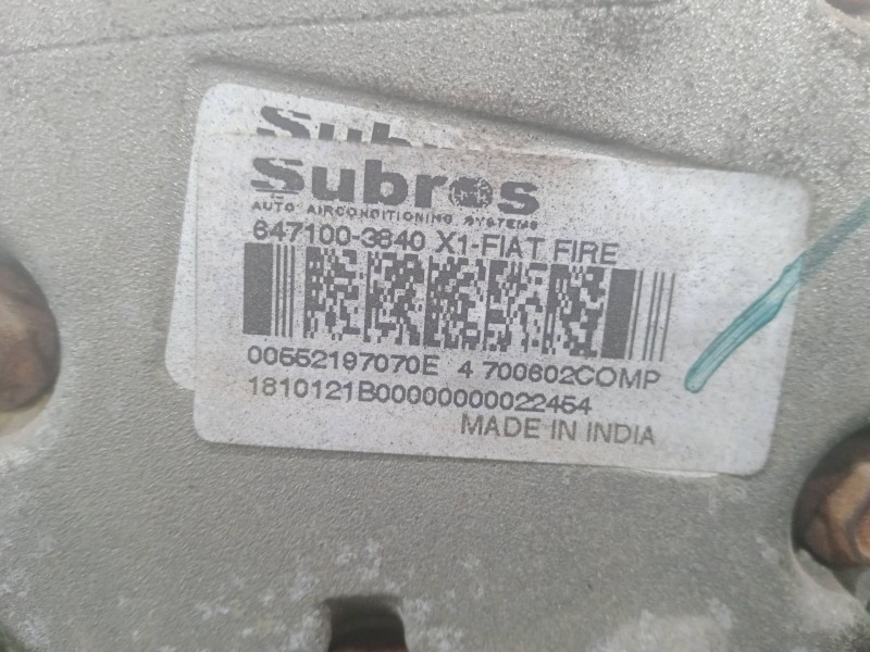 Recambio de compresor aire acondicionado para tata indica/vista 1.4 referencia OEM IAM 6471003840 5.CANALES 