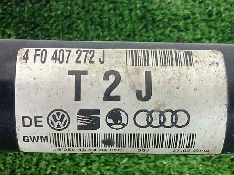 Recambio de transmision delantera derecha para audi a6 berlina (4f2) 3.0 v6 24v tdi referencia OEM IAM 4F0407272J SIN.CORONA LON