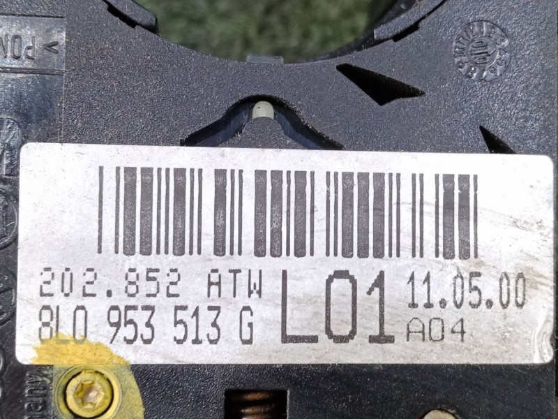 Recambio de mando luces para seat leon (1m1) 1.6 referencia OEM IAM 8L0953513G - 4B0O953503F  MANDO.DOBLE