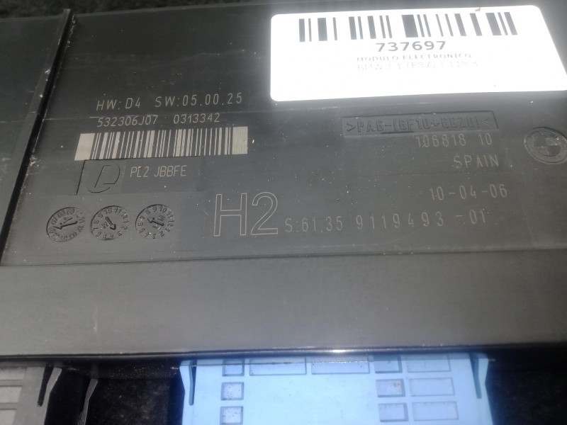 Recambio de modulo electronico para bmw 1 (e87) 118 d referencia OEM IAM 6135911949301 - 532306J07 - 10681810  