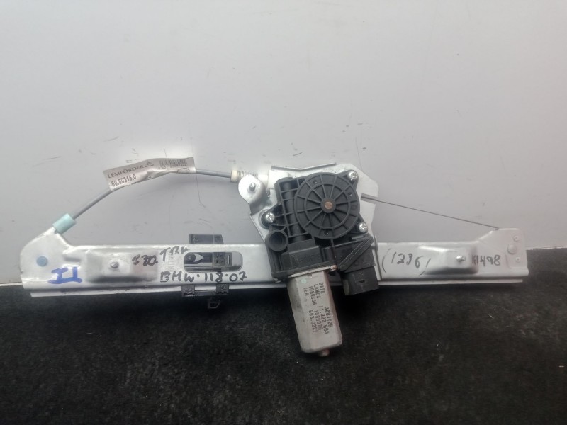 Recambio de elevalunas trasero izquierdo para bmw 1 (e87) 118 d referencia OEM IAM 71002603 - 1060078 - 9030221 - 60803150  LAME