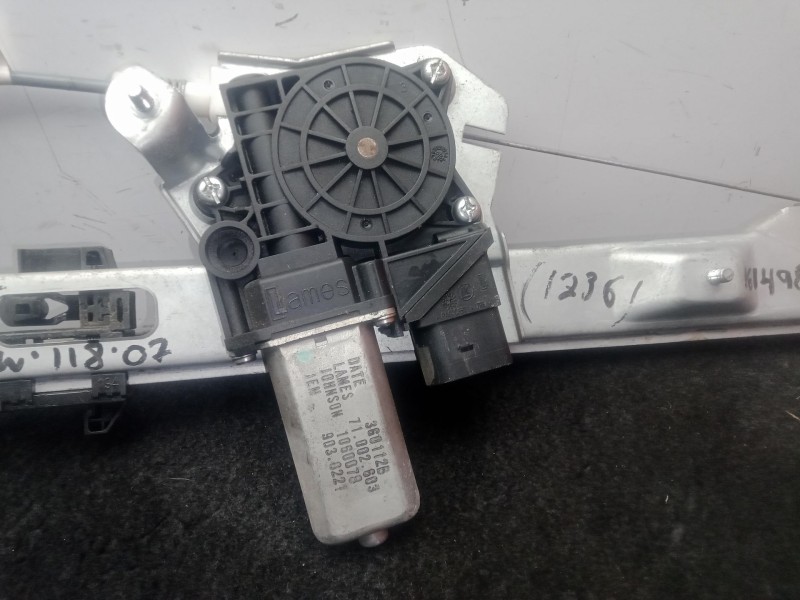 Recambio de elevalunas trasero izquierdo para bmw 1 (e87) 118 d referencia OEM IAM 71002603 - 1060078 - 9030221 - 60803150  LAME