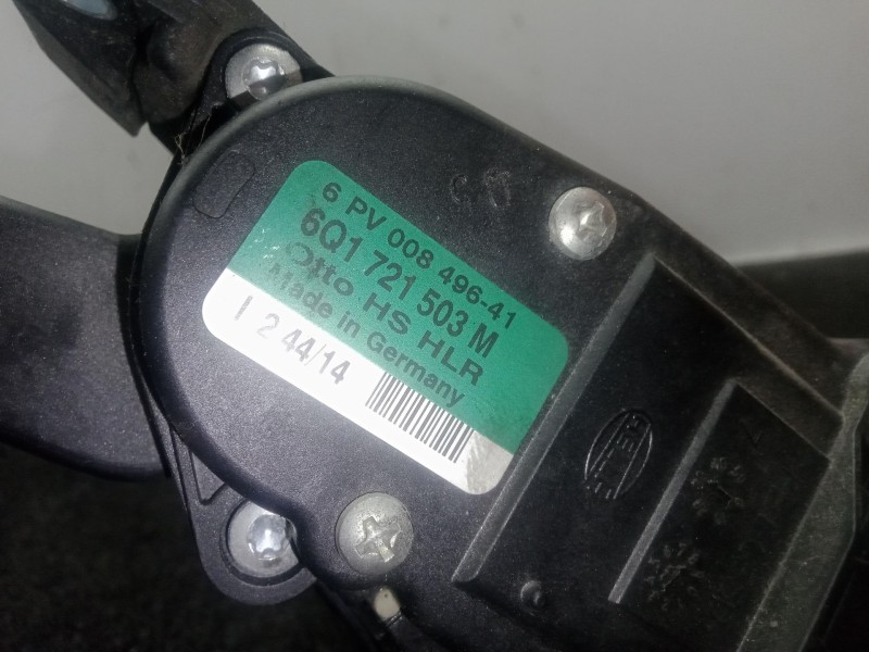 Recambio de potenciometro pedal para seat ibiza iv (6j5, 6p1) 1.2 tdi referencia OEM IAM 6PV00849641 - 6Q1721503M  HELLA