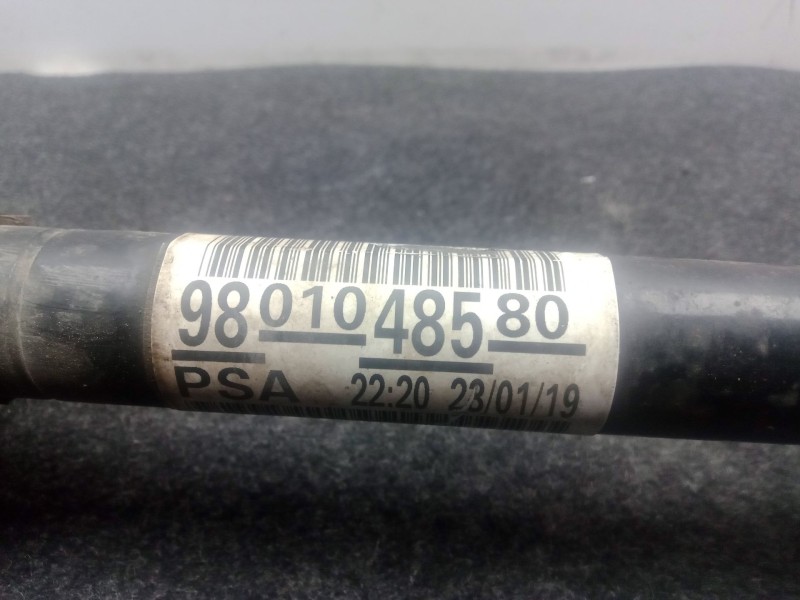 Recambio de transmision delantera izquierda para citroën c4 cactus 1.5 bluehdi 100 referencia OEM IAM 9801048580  