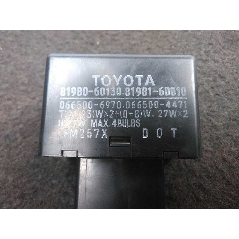 Recambio de rele para toyota land cruiser (j15) 3.0 turbodiesel cat referencia OEM IAM 8198060130-8198160010-0665006970-06650044