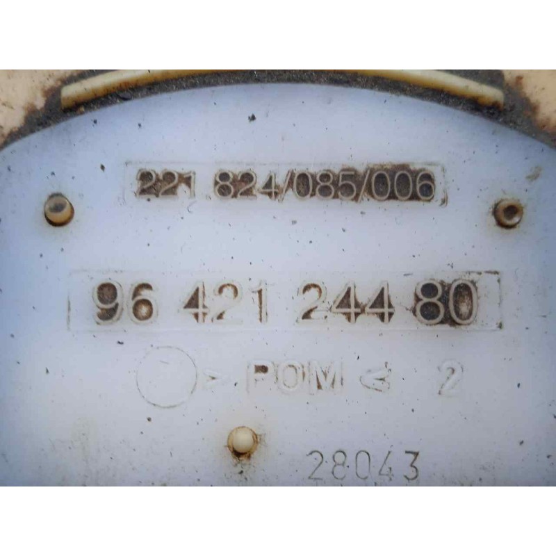 Recambio de aforador para peugeot 206 berlina 1.4 hdi referencia OEM IAM 9642124480 CON.BOMBA 4.PINES