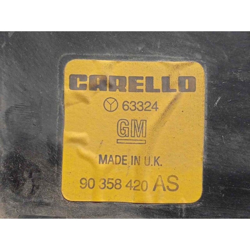 Recambio de faro derecho para opel vectra a 2.0 referencia OEM IAM 90358420AS VECTRA.A 92-95