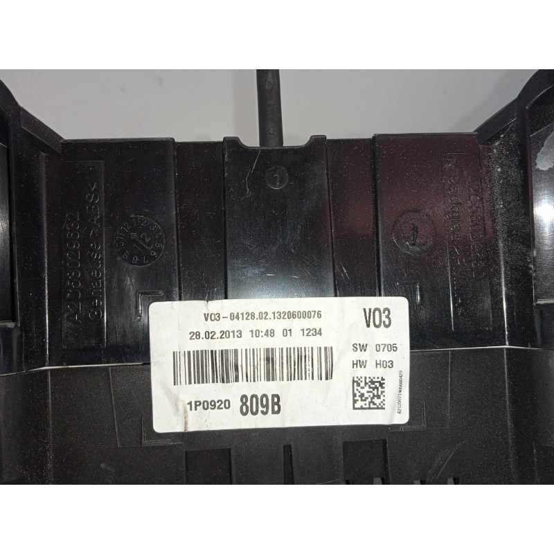 Recambio de cuadro instrumentos para seat altea xl (5p5) 1.6 bivalent - gasolina / gas licuado del petróleo. gpl referencia OEM 