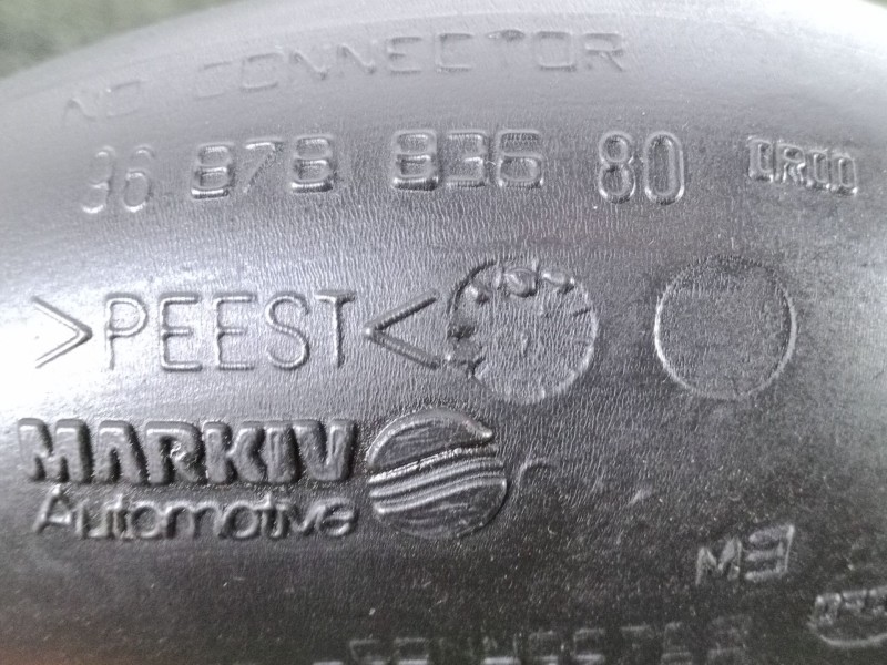 Recambio de tubo presion turbocompresor para peugeot 307 sw (3h) 1.6 16v referencia OEM IAM 9687883780 - 9687883680 MARKIV CON.C