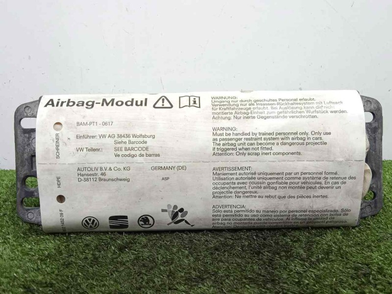 Recambio de airbag delantero derecho para skoda octavia berlina (1z3) 1.6 referencia OEM IAM 1K0880204N  