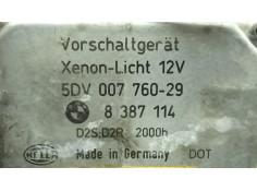 Recambio de centralita faros xenon para bmw 5 (e39) 530 d referencia OEM IAM 5DV00776029 - 8387114 HELLA 2.PINES 2