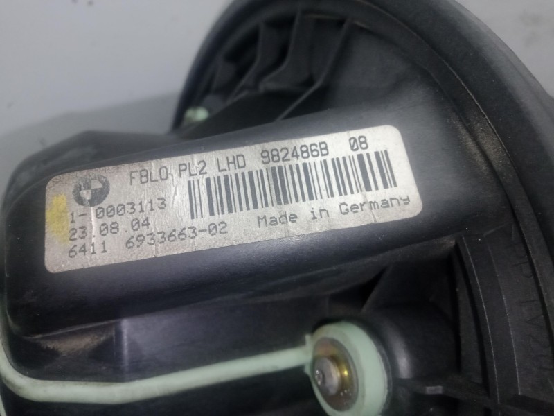 Recambio de motor calefaccion para bmw 1 (e87) 120 d referencia OEM IAM 6411693366302 - 982486B - 10003113  