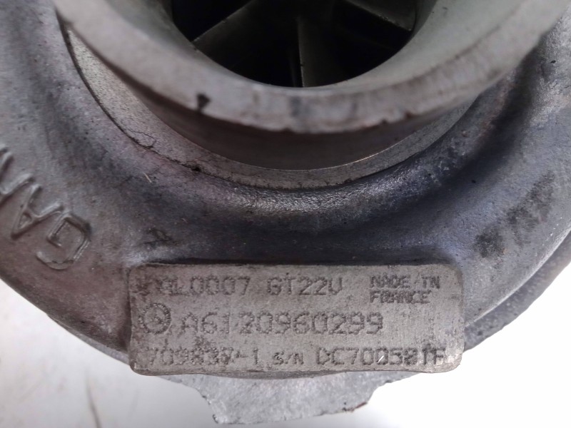 Recambio de turbocompresor para mercedes-benz clase m (w163) 2.7 cdi 20v cat referencia OEM IAM 7098371-A6120960299  