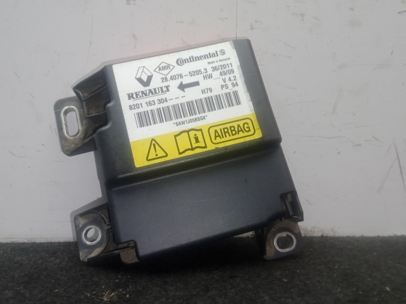 Recambio de centralita airbag para dacia duster (hs_) 1.5 dci (hsaj) referencia OEM IAM 8201163304 - 28407652053  CONTINENTAL