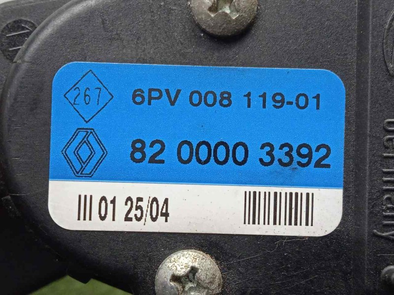 Recambio de potenciometro pedal para renault laguna ii (bg0) 2.2 dci turbodiesel referencia OEM IAM 8200003392 - 6PV00811901  