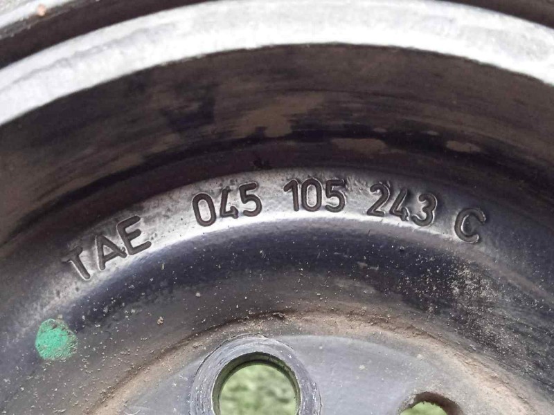 Recambio de polea cigueñal para volkswagen polo (9n3) 1.4 tdi referencia OEM IAM 045105243C Ø DIAMETRO: 142MM 
