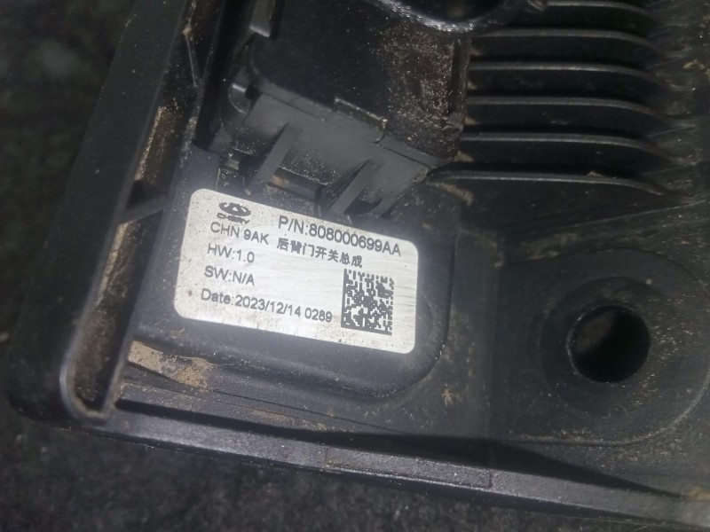 Recambio de maneta exterior porton para omoda 5 1.6 tgdi referencia OEM IAM 808000699AA  