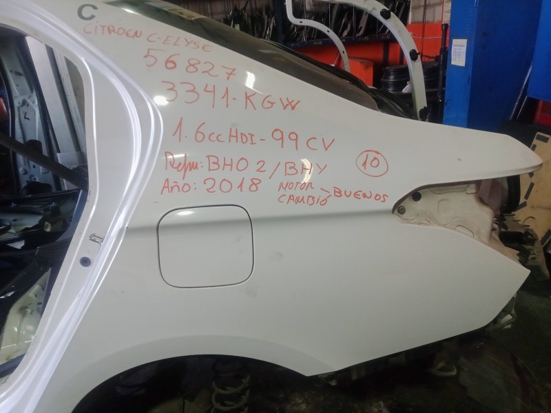 Recambio de aletin trasero izquierdo para citroën c-elysée 1.6 blue-hdi fap referencia OEM IAM   