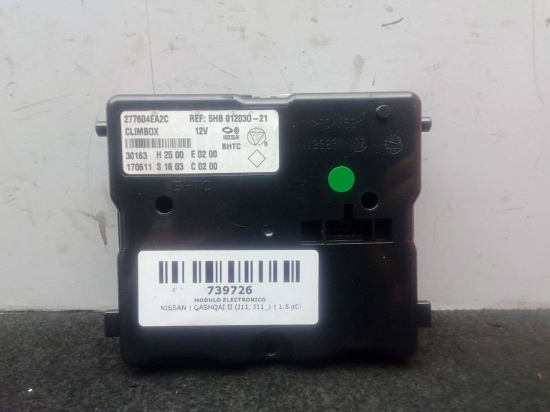 Recambio de modulo electronico para nissan qashqai ii (j11, j11_) 1.5 dci referencia OEM IAM 277604EA2C - 5HB01203021  