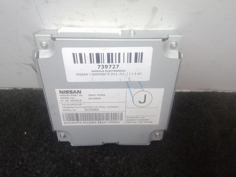 Recambio de modulo electronico para nissan qashqai ii (j11, j11_) 1.5 dci referencia OEM IAM 284A1HV00A  