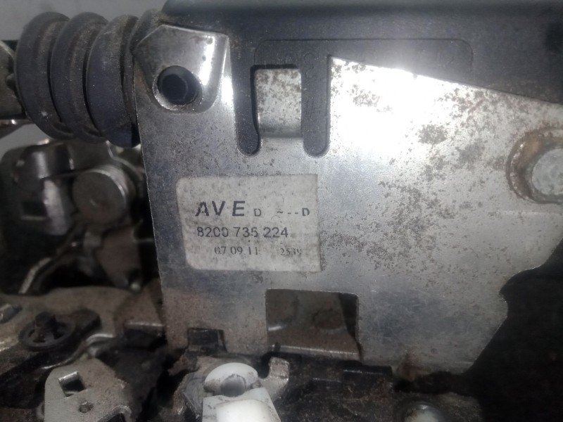 Recambio de cerradura puerta delantera derecha para dacia duster (hs_) 1.5 dci (hsaj) referencia OEM IAM 8200735224  