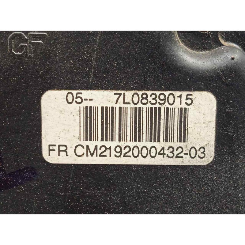 Recambio de cerradura puerta trasera izquierda para seat altea (5p1) 1.6 referencia OEM IAM 7L0839015 7.PINES CONECTOR.AZUL