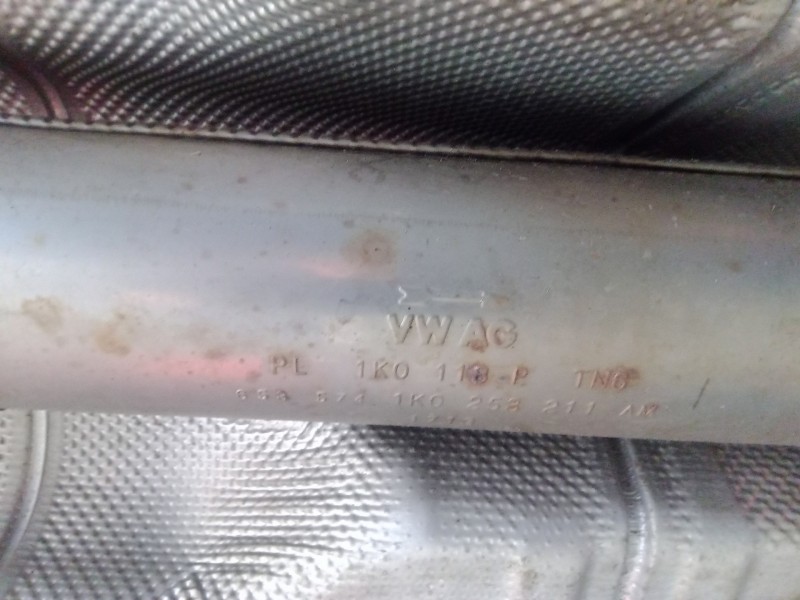 Recambio de tubo escape trasero para volkswagen touran (1t3) 1.2 tsi referencia OEM IAM   